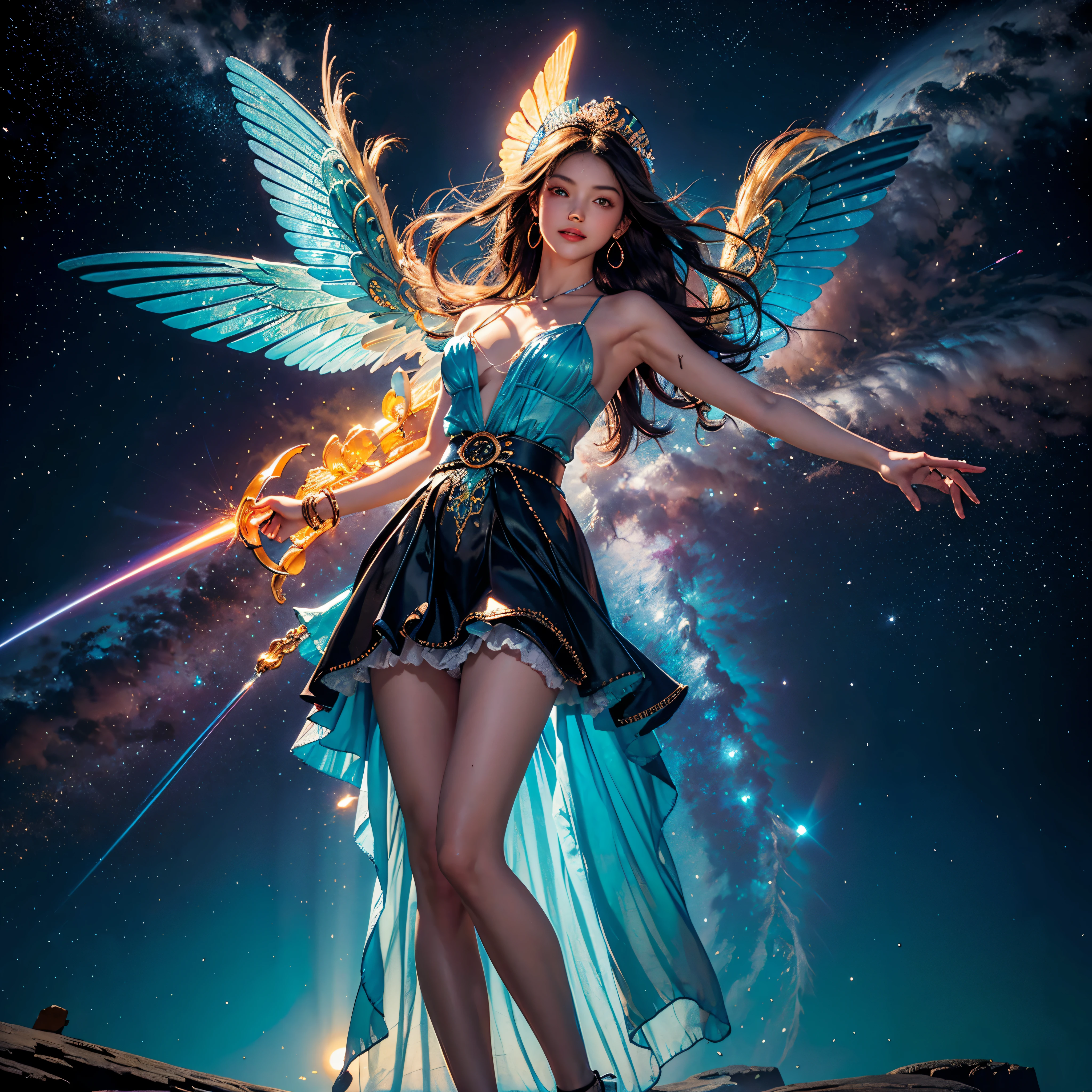 Sun Galaxy Stars galaxycolor Nebulae spacious Nebula starry_sky moon hyper sunset panoramic moonrise epic moonshine Queen Arch-Angel unrealengine5 ultra Cinamatic_moonlight ultra_high-def Masterpiece deep path equirectangular ultra_high-res meticulously intricate analogique ultra_photo-realistic ultra_high-quality ultra_high-details optimal accurate cgi vfx sfx reflex 3dcg max radiant vivid color-coded extreme improved Octane_rendered UHD XT3 DSLR HDR romm rgb pbr 3dcg fxaa blay fkaa txaa rtx ssao enhanced ultra_sharpness Will-o'-the-wisp pixie iota symmetrical Fashion walking Goddess surmounted wings surrounded intertwined feather dazzling Valkyrie-wings🎈🍦🍹❤(athletic Diva angel😘Native dreads african tanmed skin👩obvious agate perfect divine ecstatic cheekbones effects reddened embarrassed gorgeous (Bright Eyes, Bright Eyes) ultra beautiful_Eyes Black Brown Turquoises Sapphires lazuli Open Mouth Teeth Smile tongue_wet howling 🎀👗⚜👒pilot Jacket Floating fringe Pearls Eccentric Cape Levitating Shoulders-Off chemise blanches dentelles clavicules papillotes reveal breasts felt satin orange corsait yellow spinel thick leather skirt silk assortie amples navel revealing heart belt crux cadena pubic scarlet pubis-hairy obvious indigo Size silver adorned padlock Gold thighs legs garters Gothic👡inox💅)🎪🎢🎡🎠 opal kindegarden Forest Beholder ruby reflection Sunlight luminescence volumetric lightning contrast global illumination saturate chrome Hearth flat bands emerald plasma Tourmaline Earth lava magic summon monster viceroy incandescent Crystalline Sundrop invocation creature conjuration monarch flowering butterfly floraison "Heavy Metal" chef-d&#39 tatoo naked nsfw varied multi etc. zentangle tangle mandala entangle --s 1000 --c 20 --q 20 --chaos 100