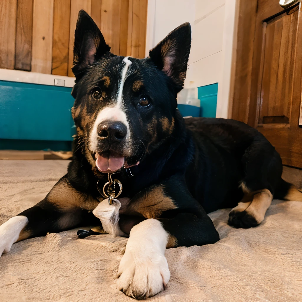 A dog