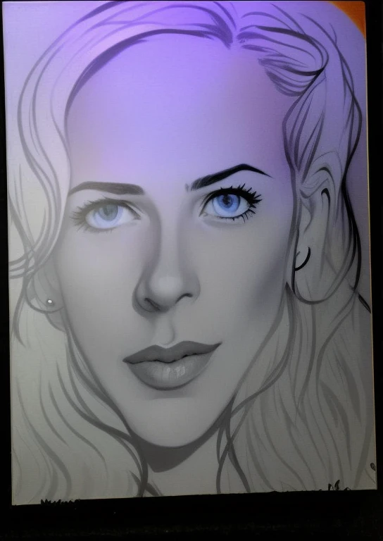 desenho de uma mulher com piercing no nariz e piercing no nariz, caricatura!!!, caricatura style, caricatura, caricatura, cartoon retrato, caricaturista, caricatura illustration, retrato of nicole kidman, detailed retrato, artistic sketch, retrato!!!!!!, professional sketch, retrato!!!, retrato, ((retrato)), por Emma Rios