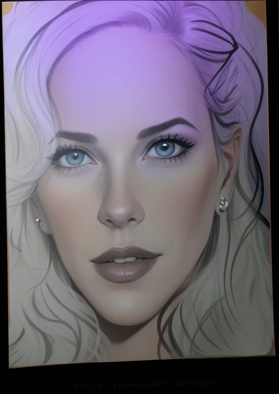 desenho de uma mulher com piercing no nariz e piercing no nariz, caricatura!!!, caricatura style, caricatura, caricatura, cartoon retrato, caricaturista, caricatura illustration, retrato of nicole kidman, detailed retrato, artistic sketch, retrato!!!!!!, professional sketch, retrato!!!, retrato, ((retrato)), por Emma Rios