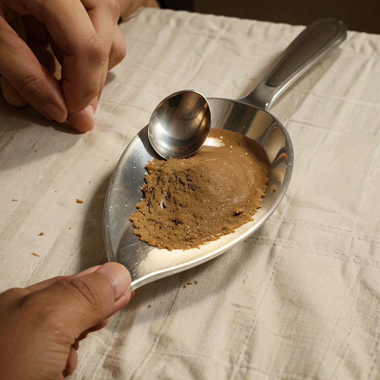 Spoon of a poor guy