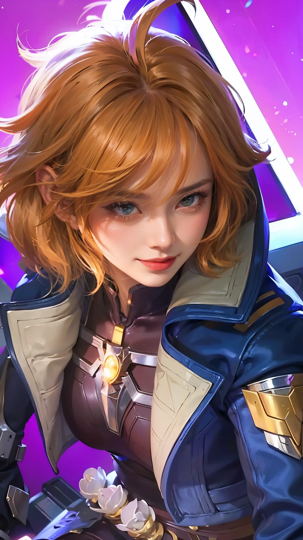 a close up of a woman wearing a red hood like a ruby ​​wearing a patch over one eye, shadowbringers cinematic, 4 k detail fantasy, a beautiful fantasy empress, game cg, xianxia fantasy, xianxia hero, 2. 5 d cgi anime fantasy artwork, cinematic goddess close shot, ruan jia and artgerm, wow 4 k detail fantasy, hyperdetailed fantasy character, (8k, RAW photo, photorealistic:1.25) ,( lipgloss, eyelashes, glosace, glossy skin, best quality, ultra highres, depth of field, chromatic aberration, caustics, Broad lighting, natural shading,) looking at viewer with a serene and goddess-like happiness, smile.
