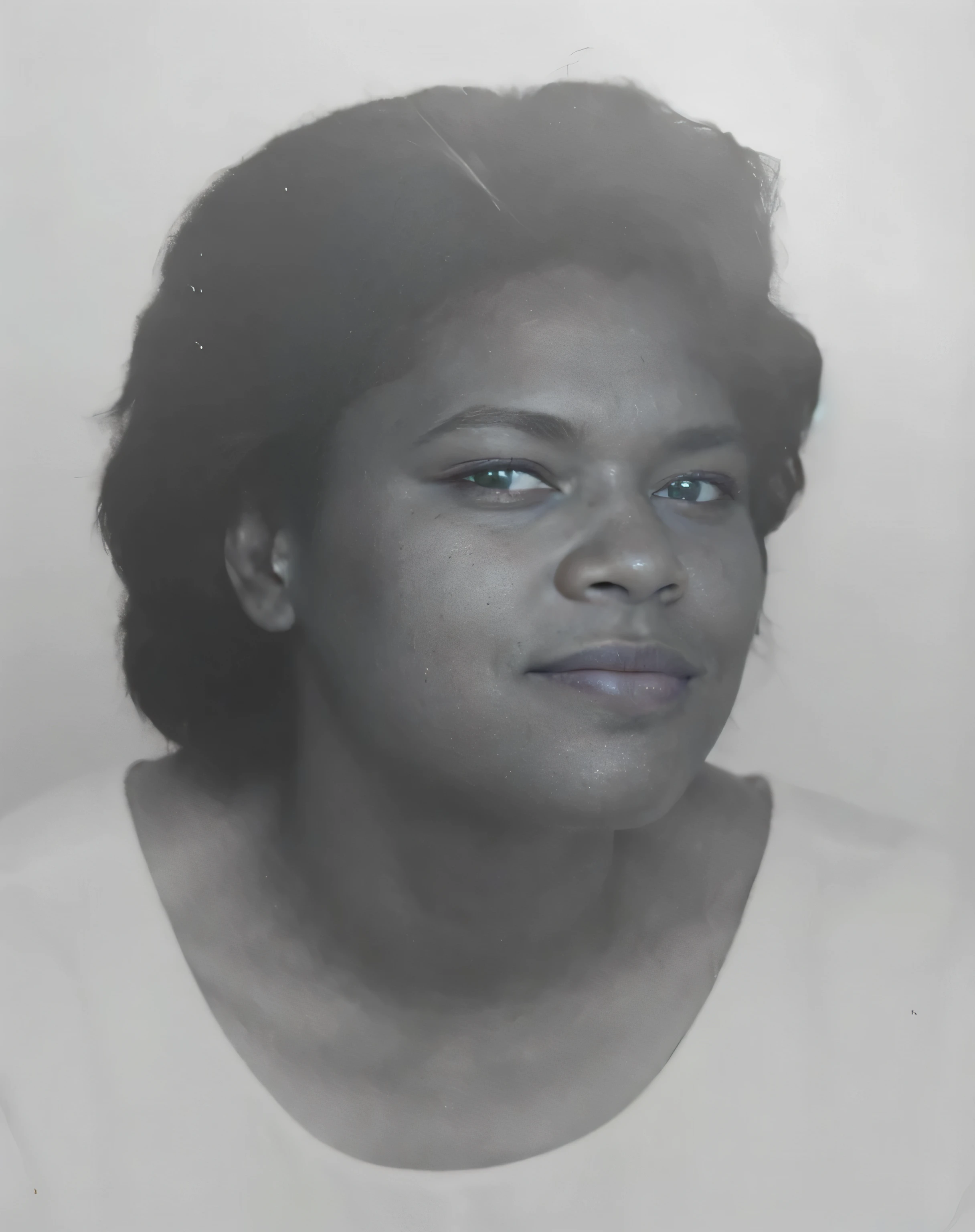 Mujer arafed con camisa blanca y cabello negro., foto de una mujer, foto de una mujer negra, Foto granulada de una mujer fea, Georgia Anne Muldrow, Nettie Wakefield, Jeffery Catherine Jones, Foto clasificada rara, foto tomada en 1989, taken in the late 1980s, 1 9 7 5 foto