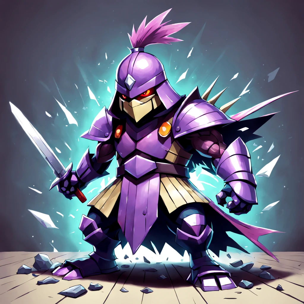 Enter The Shredder, in pokemon art style
