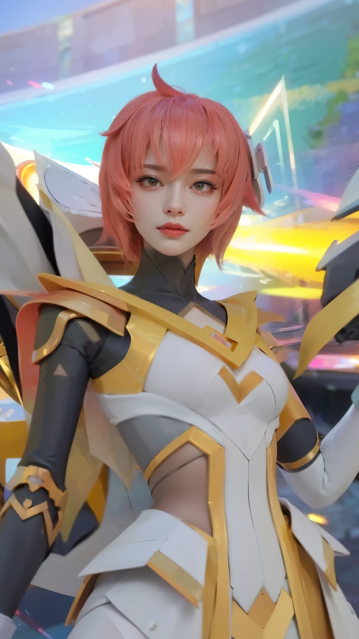 a close up of a woman wearing a red hood like a ruby wearing a patch over one eye, shadowbringers cinematic, 4 k detail fantasy, a beautiful fantasy empress, game cg, xianxia fantasy, xianxia hero, 2. 5 d cgi anime fantasy artwork, cinematic goddess close shot, ruan jia and artgerm, wow 4 k detail fantasy, hyperdetailed fantasy character, (8k, RAW photo, photorealistic:1.25) ,( lipgloss, eyelashes, glosace, glossy skin, best quality, ultra highres, depth of field, chromatic aberration, caustics, Broad lighting, natural shading,) looking at viewer with a serene and goddess-like happiness, smile.