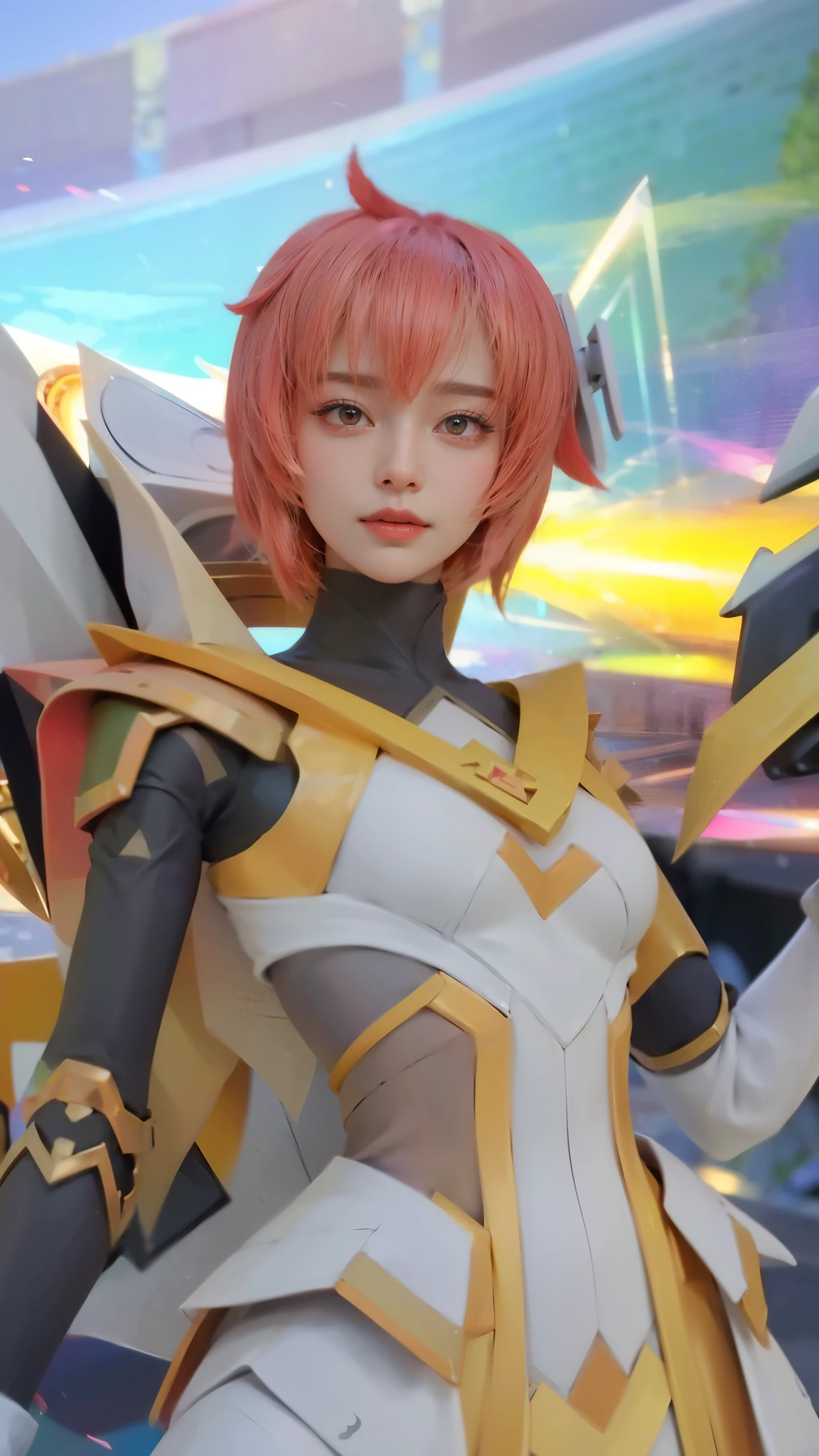 a close up of a woman wearing a red hood like a ruby wearing a patch over one eye, shadowbringers cinematic, 4 k detail fantasy, a beautiful fantasy empress, game cg, xianxia fantasy, xianxia hero, 2. 5 d cgi anime fantasy artwork, cinematic goddess close shot, ruan jia and artgerm, wow 4 k detail fantasy, hyperdetailed fantasy character, (8k, RAW photo, photorealistic:1.25) ,( lipgloss, eyelashes, glosace, glossy skin, best quality, ultra highres, depth of field, chromatic aberration, caustics, Broad lighting, natural shading,) looking at viewer with a serene and goddess-like happiness, smile.