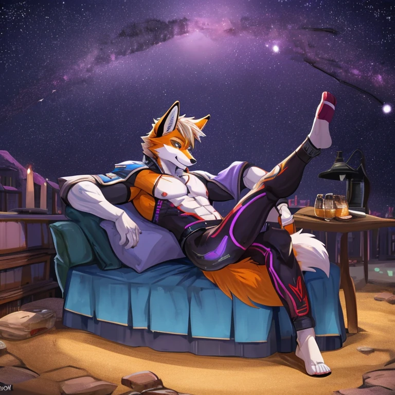 #Furry Fox
#Male
#Antromoporfico
#Musculoso
#Sexy
#Solo
#only in his underwear
#Excitado
