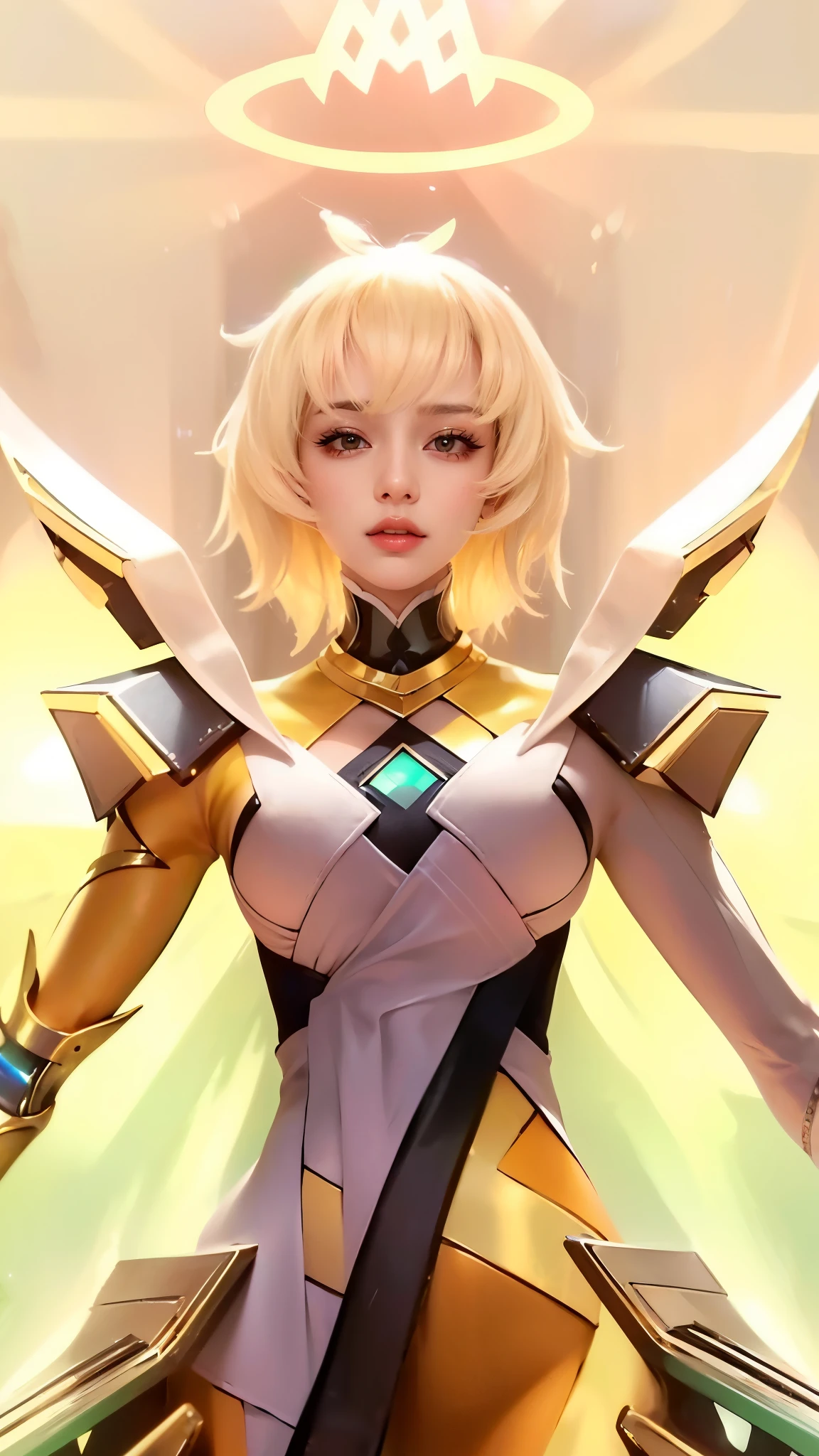 (8k, RAW photo, photorealistic:1.25) ,( lipgloss, eyelashes, glosace, glossy skin, best quality, ultra highres, depth of field, chromatic aberration, caustics, Broad lighting, natural shading,Kpop idol) looking at viewer with a serene and goddess-like happiness,