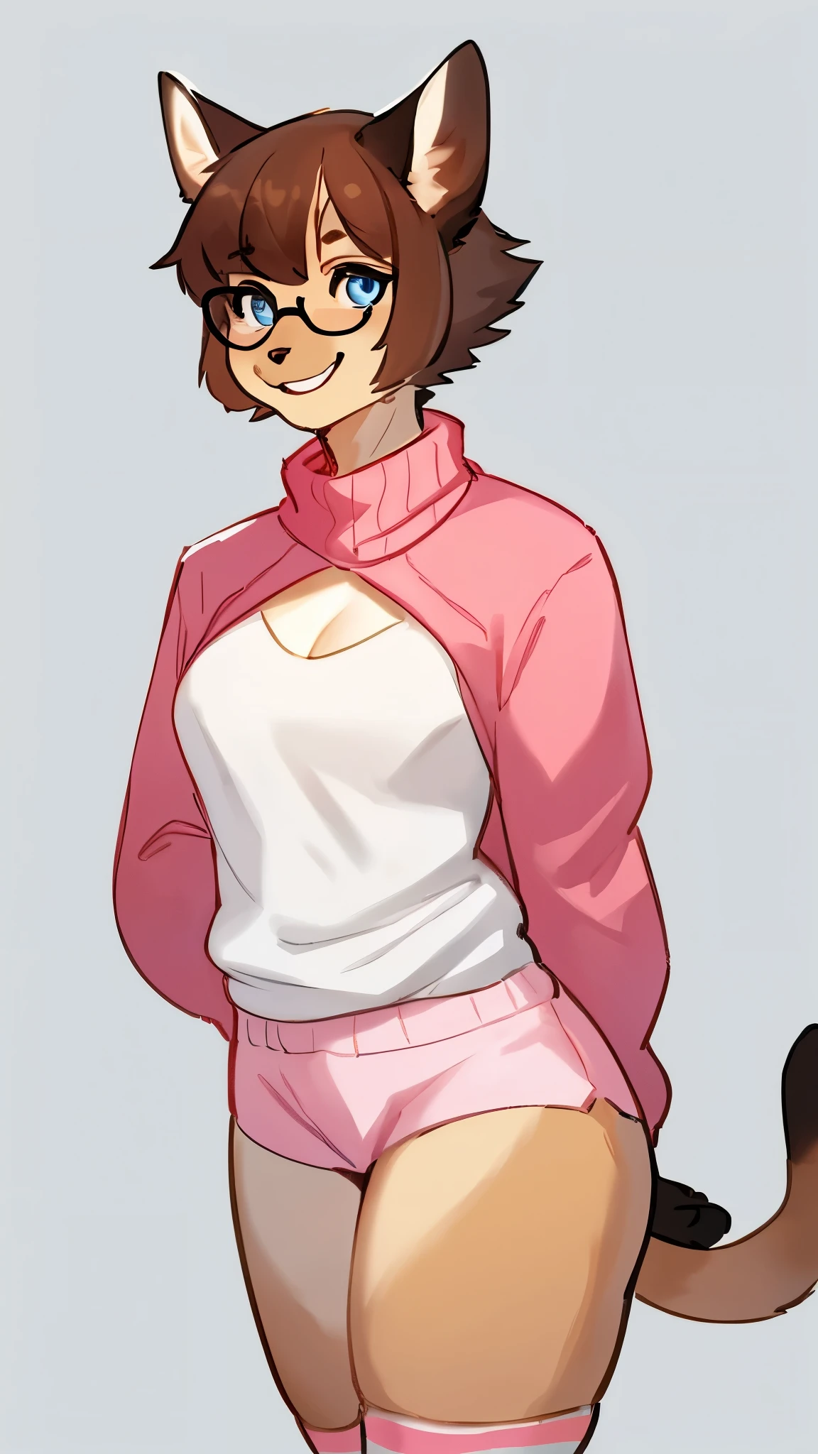 アニメ, best qualityer, Caucasian female, dark brown, Unclothed, showing pussy, Showing chest, open leg