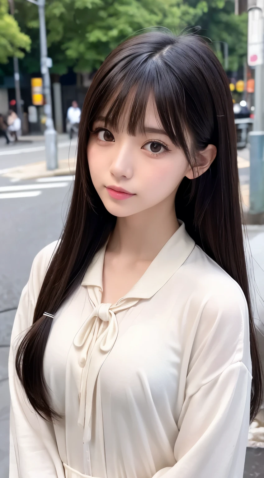 {{NSFW}},((highest quality、In 8K、master piece:1.1))、fisheye lens 、1 woman、Transparent white skin、delicate and beautiful skin、Realistic feeling、long black hair、tie hair low、hair length around butt、gloss々hair of、beautiful straight hair、bangs are cute、Cut the bangs parallel to each other、bangs bangs、Looking at the camera、look at camera、Big eyes、super detailed face、cute face、young face、keep your face firmly、high detailed lips、thick lips、Slender body,covered erect nipples,shiny skin,Take a full body photo、feminine toned body、draw the entire landscape、comb your hair、detailed design、Japanese pattern jacket、Very detailed design jacket、Sukajan、Harajuku style street fashion、jumper、