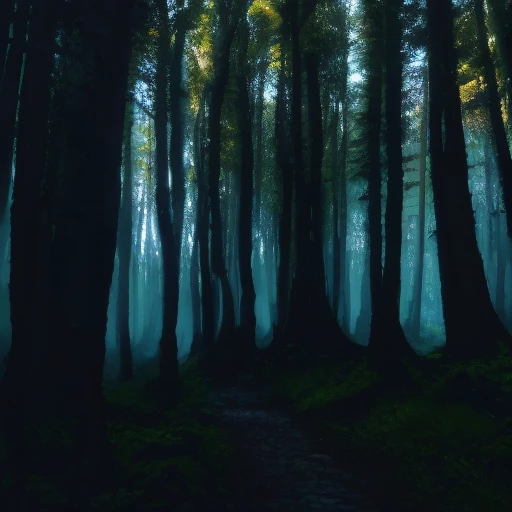 a person standing in a dark forest with a giant tree, floresta escura se aproxima, dark arte de terror de fantasia, a sinister fantasy illustration, arte sombria surreal, mulher em uma floresta escura, arte de terror de fantasia, arte escura de fantasia, dark fantasy illustration, imagem assustadora espiritual, numa floresta feita de pesadelos, arte de fantasia sombria, arte surreal sombria, arte conceitual de uma floresta escura