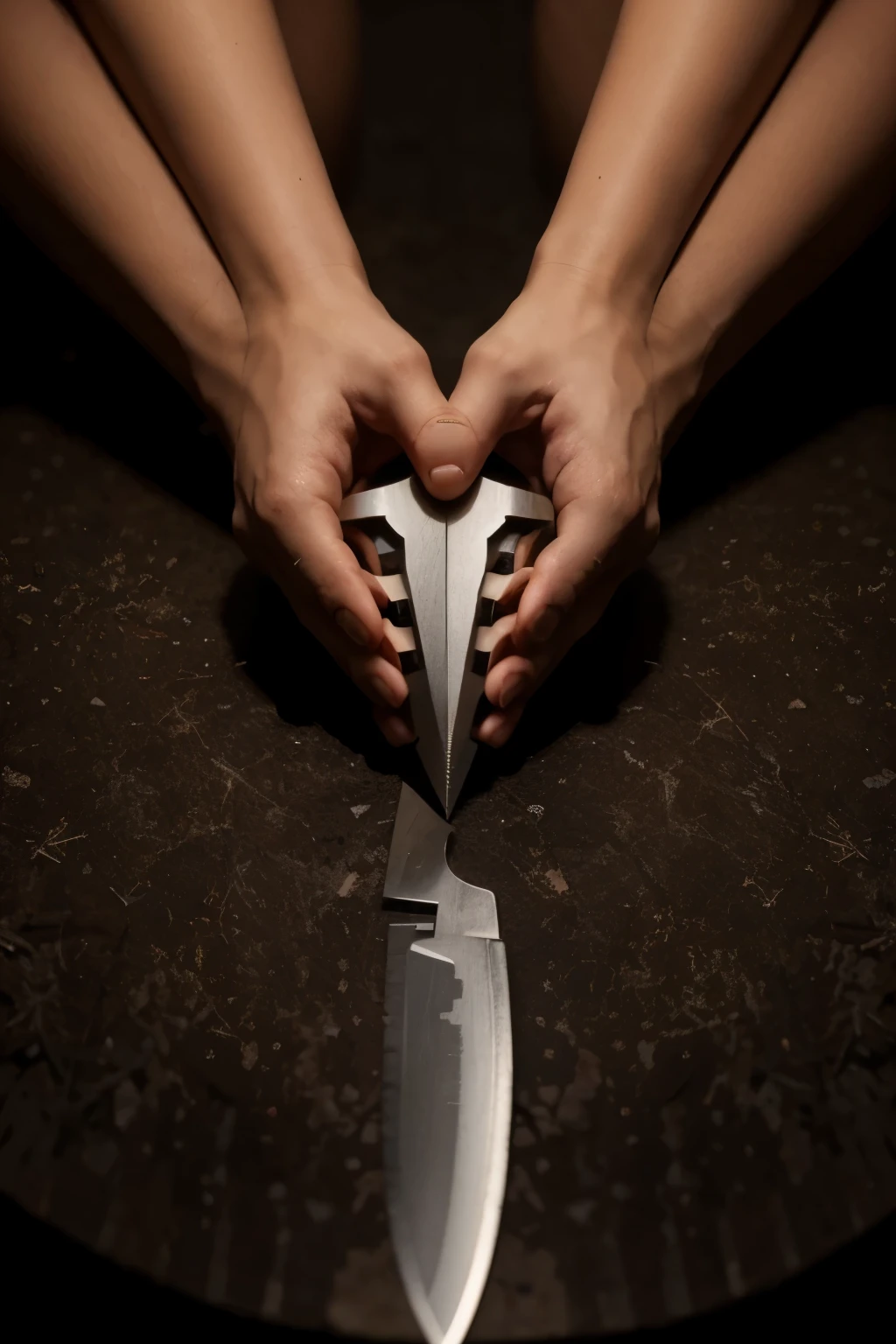 A heart made of knives only requires one pair of hands