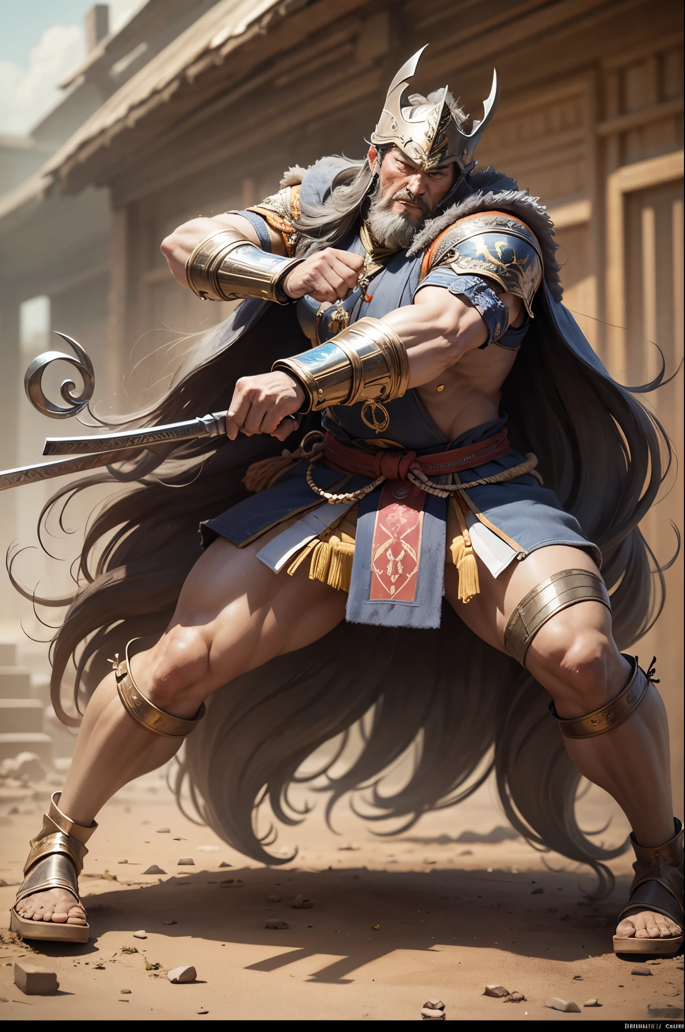 Genghis Khan fighting a war --auto --s2