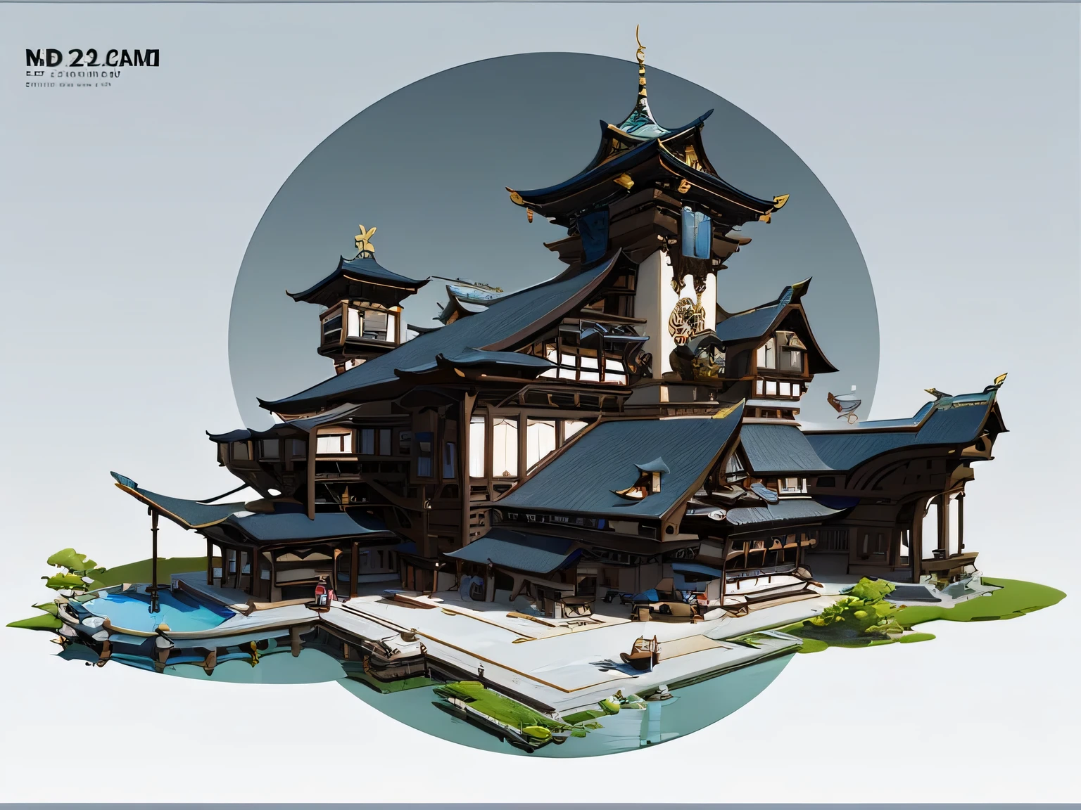 Game Academy，game icon，ethnic style architecture，Reasonable structure、HD details，game icon，Perfect work，（masterpiece，quality，best quality，official art，Beauty and aesthetics：1.2），（8k，best quality，masterpiece：1.2）