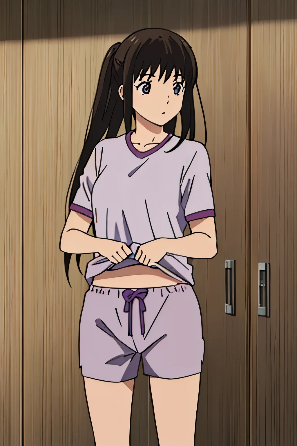 Official Art,((Gundam x)),((masterpiece)),((Write neatly and in detail)),Girl,(Tifa Adir),Small ,Pink breastsbeautiful neck,((Embarrassed expression)),blush,(School Swimsuit),sit,Spread your legs,Positive POV,(((Pee:1.2))),Hands Behind Back,bedroom