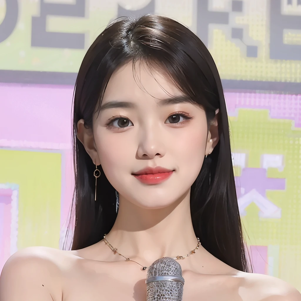 Araffe Asian woman with long black hair wearing a necklace and earrings, bae suzy, jaeyeon nam, eu Lee Ji-eun as a super villain, eu, Lee Ji-eun, Lee Ji-eun, dilraba dilmurat, Lalisa Manobal, estacionar a partir de-min, Jinyoung Shin, o corte Hime, adorable and pale korean face