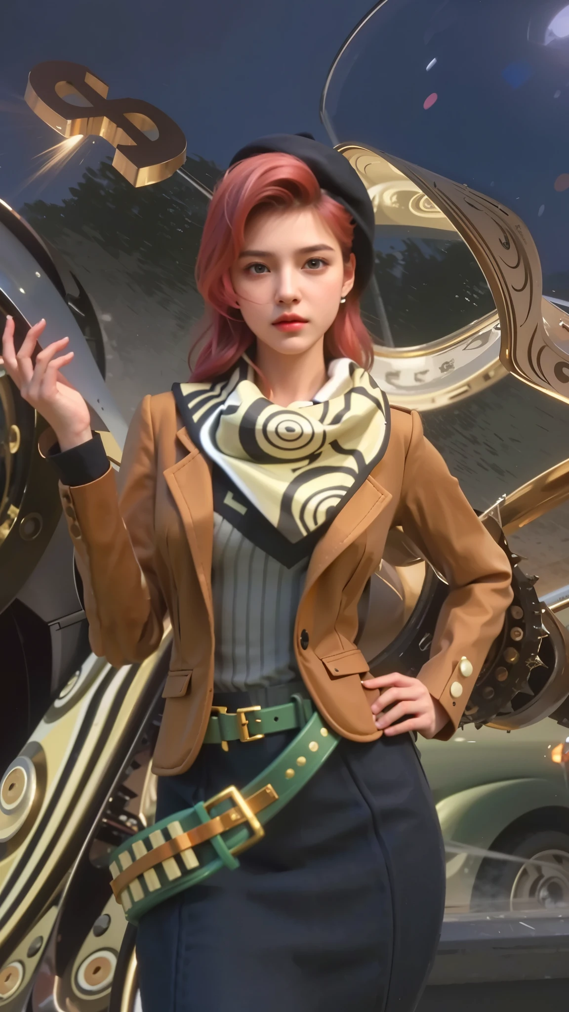 (photorealistic:1.4), best quality, masterpiece, ultra high res, 1girl, (detailed face:1.2), (detailed eyes:1.2), (detailed hair:1.2), (detailed clothes:1.2), 4k, (detailed color:1.2),5),