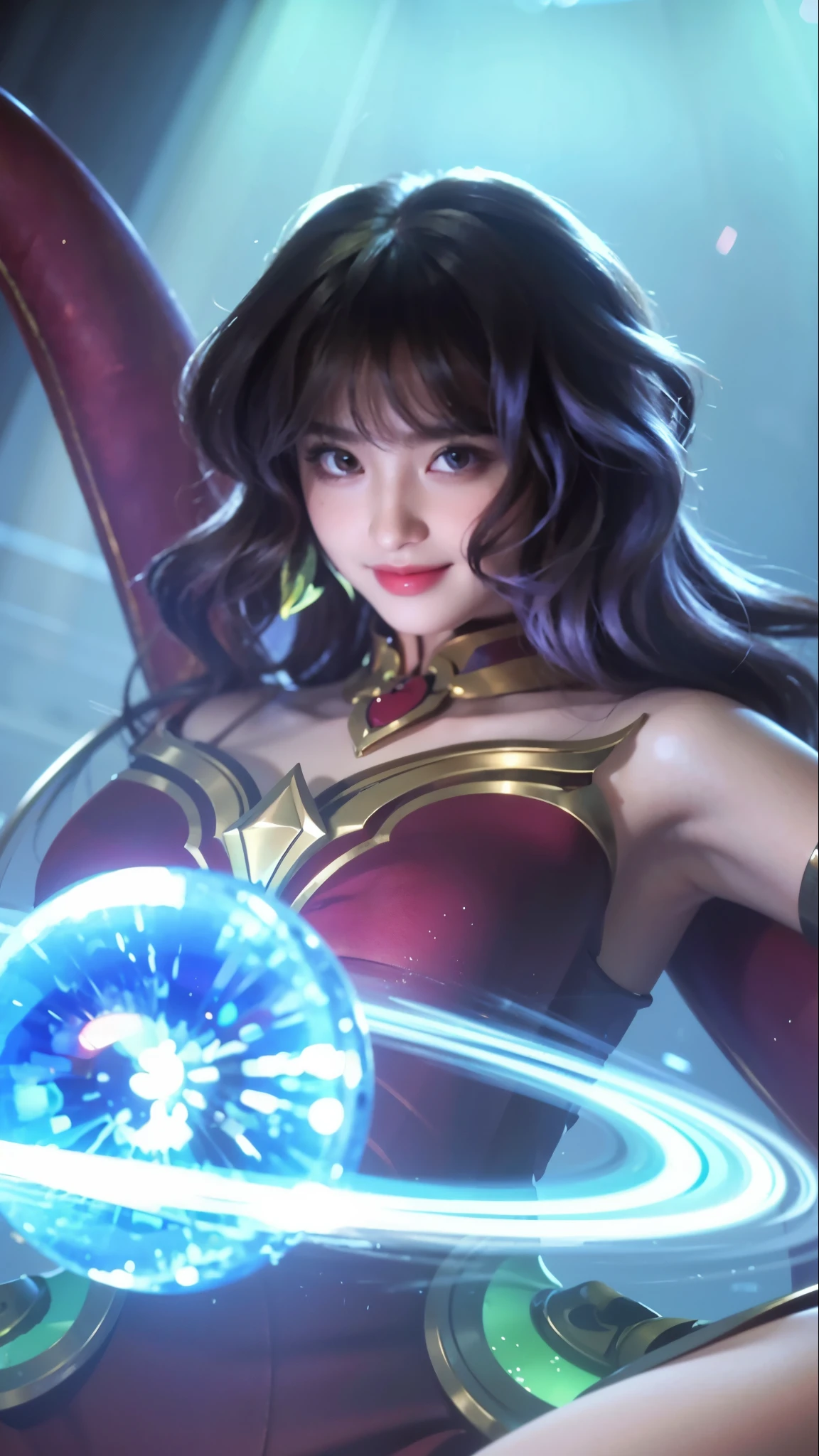 (photorealistic:1.4), best quality, masterpiece, ultra high res, 1girl, (detailed face:1.2), (detailed eyes:1.2), (detailed hair:1.2), (detailed clothes:1.2), 4k, (detailed color:1.2),5), smile