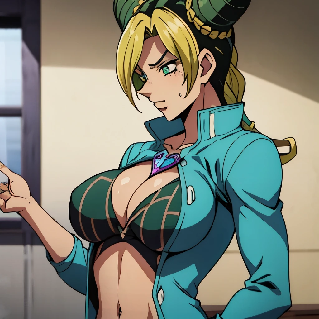Jolyne, Big breasts