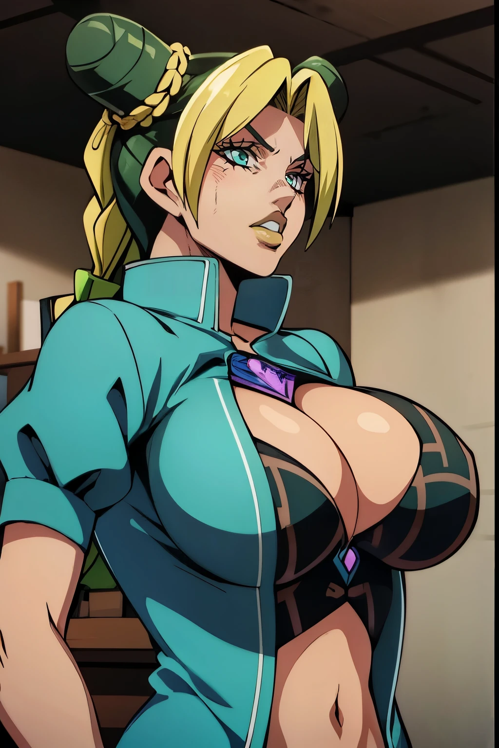 Jolyne, Big breasts 