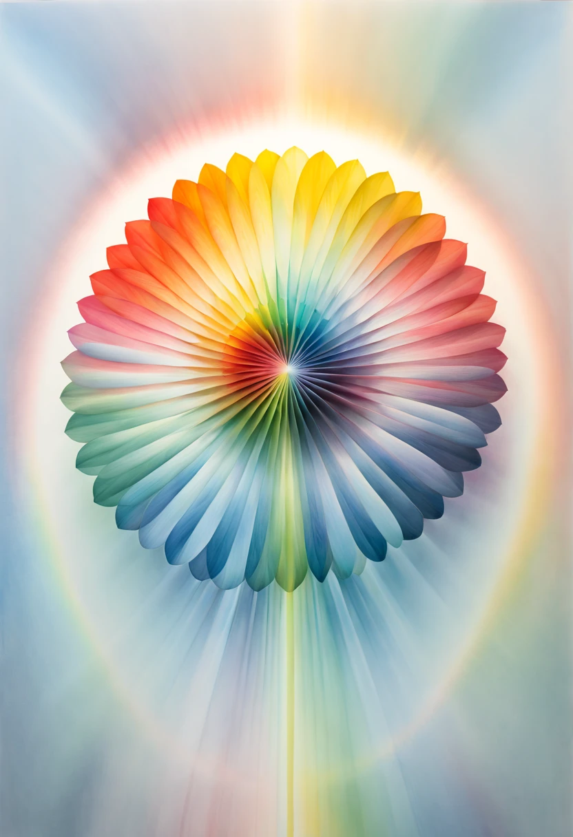 (Watercolor painting:1.4), Flowers, (inspired by Zootopia:0.4), chiaroscuro, symmetrical, (best quality, masterpiece, Representative work, official art, Professional, 8k:1.3)