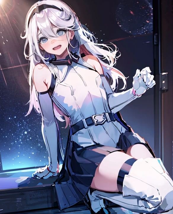 table top, highest quality,sleeping face up in bed，Crab crotch，please show me your boots，thigh high boots，glove，Strange thieves，elegant, 1 girl, muscular，cute, blushed, looking at the viewer, from below,body suit, prison，blue eyes, beautiful eyes, beautiful background, particles of light, Light of the sun, dramatic lighting, outside, shiny, realistic, table top, highest quality, super detailed, be familiar with, scenery, beautiful and fine eyes, fine hair