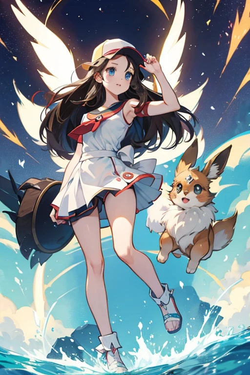 transform eevee from pokemon in human goddess