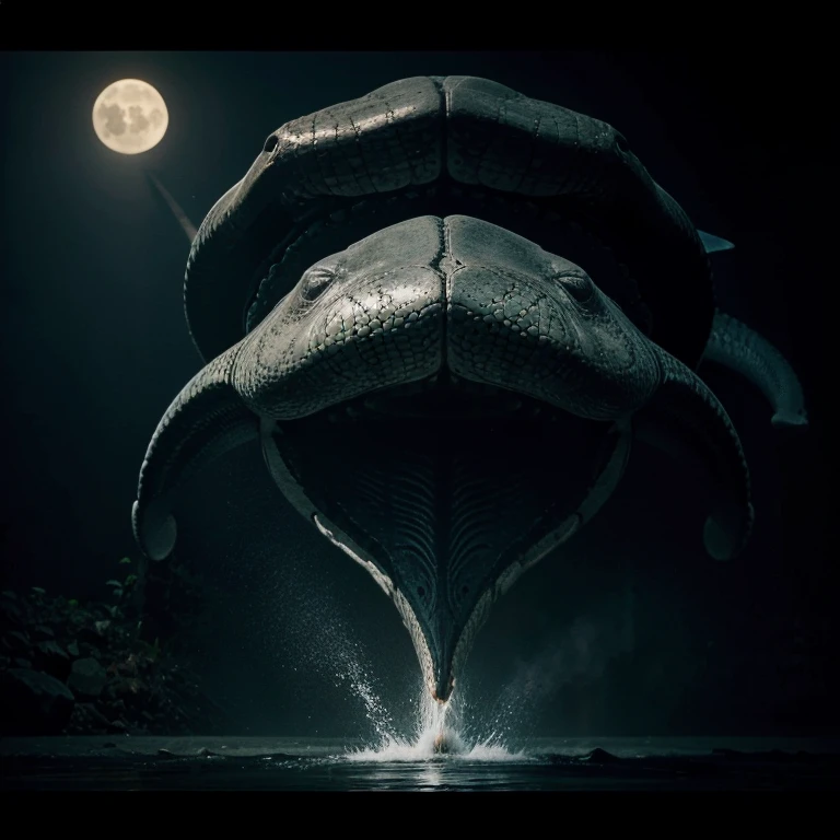 Whale,snake,horror,dark