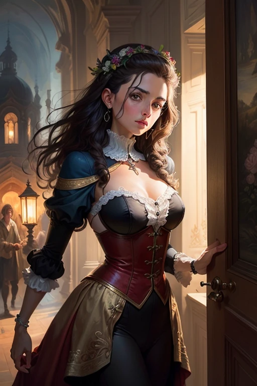 Pintura renacentista de tonos grises