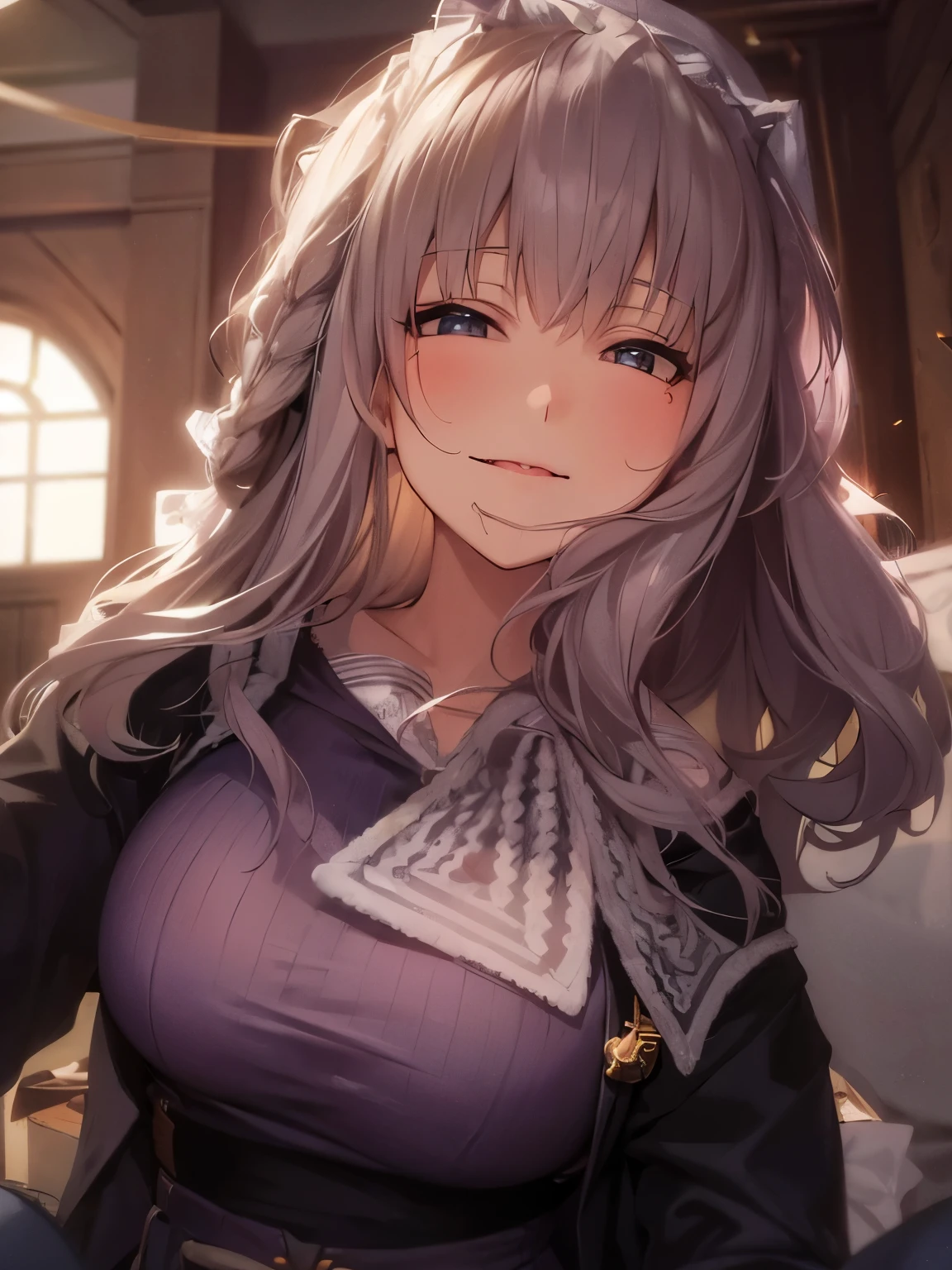 Sailor suit，plump，Cute oval face