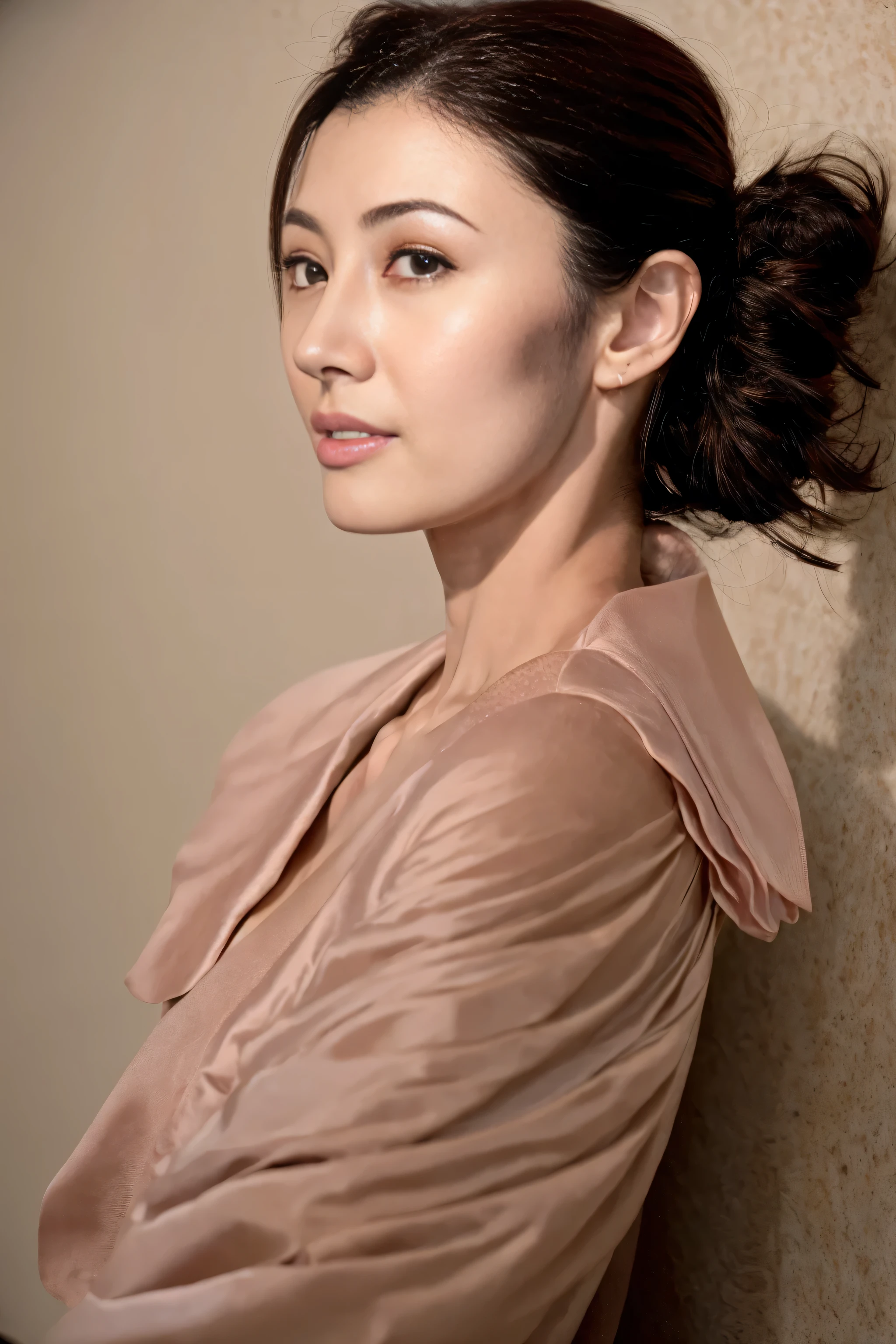 (8k、original photography、quality、masseter membrane:1.2)、super detailed、super resolution、(actual、real picture:1.37)、abortion、HD RAW color photography、Professional photography、hVery detailed and beautiful、Very detailed、8K picture wallpaper、Stunningly detailed、File size huge、official art、HVery detailed CG Unity 8k wallpaper HVery detailed womas、Handsome profile of a 20-year-old woman, Very nice eyes、highly refined skin、Very detailed nose、Very detailed的嘴巴、perfect anatomy、background、detailed clothing、White skin、glitter on the skin、Charming potty、huge tits、A black-haired one、half length、a smile、lifelike face、exquisite eyes、sauce order、looking at camera、cowboy shooting、front、standing exercise posture、dynamic lighting