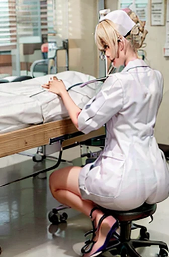 nurse uniform,hospital, latex nurse suit,nurses,busty,elbow gloves,labcoat,blondehair woman,blue eyes , gigantic boobs ,medical instruments,asian nurse,two nurses,speculum,examination room,oversize boobs, ,big ass ,strap on, lay on table ,legs spreaded,giving birth,gyno chair , dentist,Milf