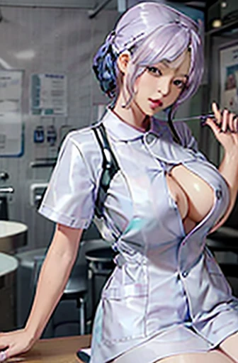 nurse uniform,hospital, latex nurse suit,nurses,busty,elbow gloves,labcoat,blondehair woman,blue eyes , gigantic boobs ,medical instruments,asian nurse,two nurses,speculum,examination room,oversize boobs, ,big ass ,strap on, lay on table ,legs spreaded,giving birth,gyno chair , dentist,Milf