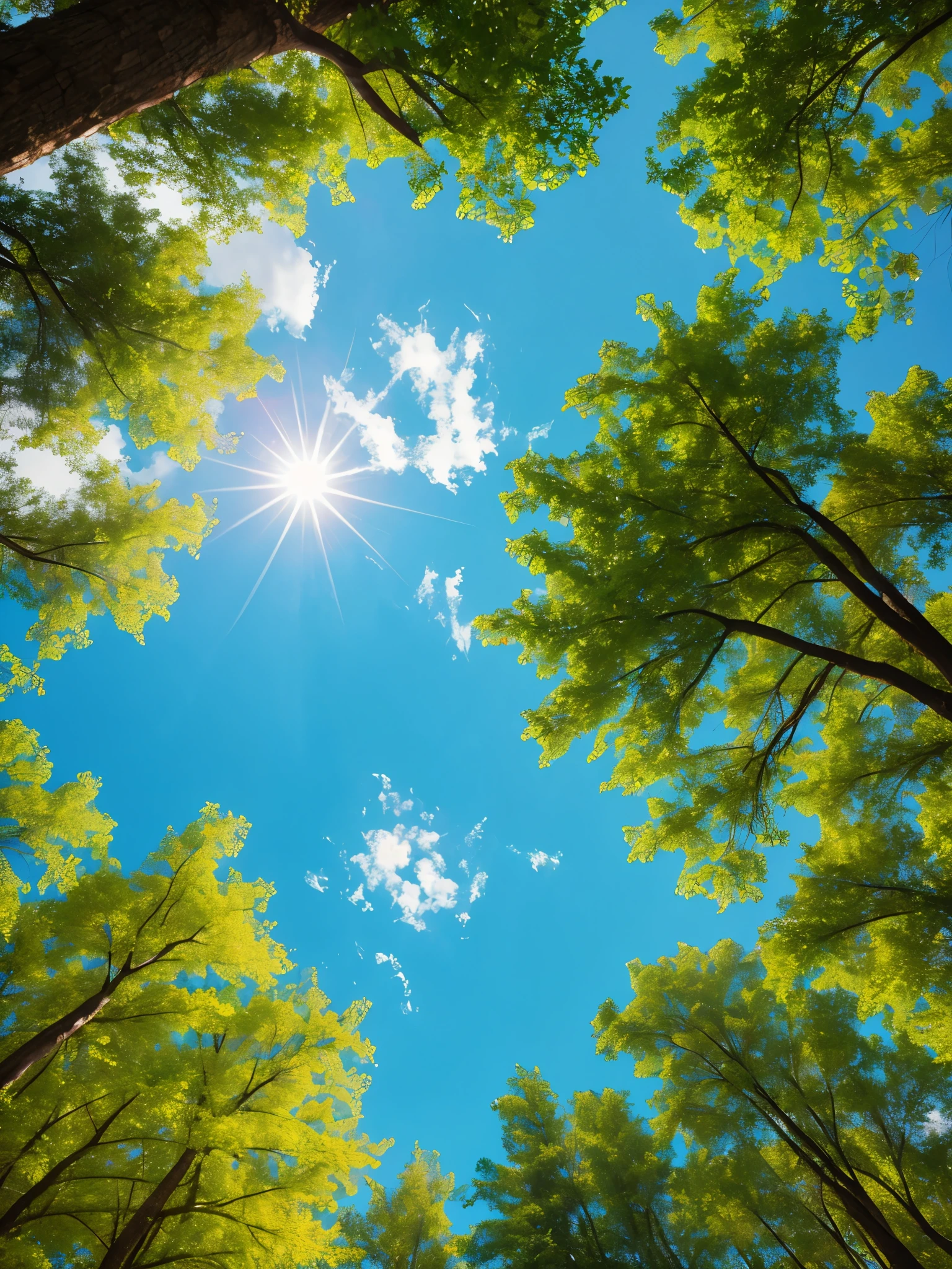 forest sky