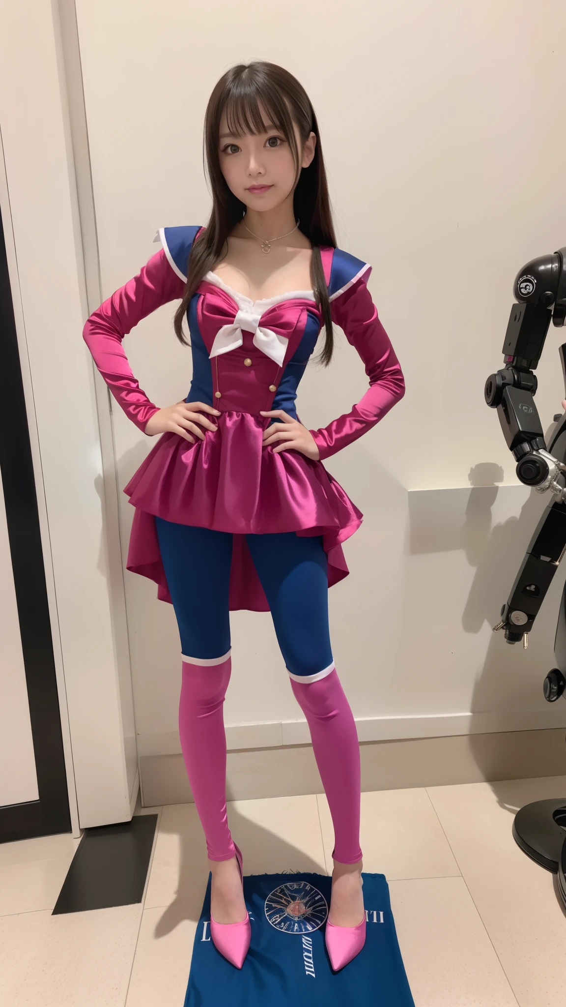 Sailor-moon, Cosplay, Pink Satin Fabric