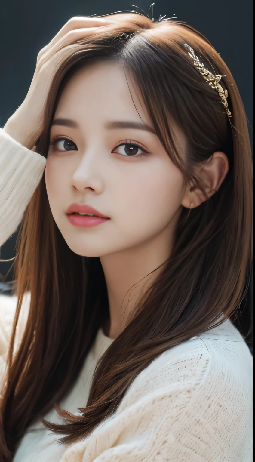 table top, highest quality, very detailed, super detailed, finely, High resolution, 8k wallpaper, perfect dynamic composition, beautiful eyes, natural lip, close up of face