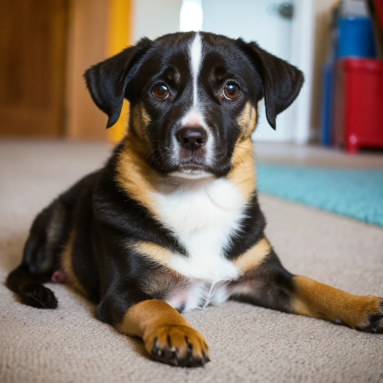playful dog