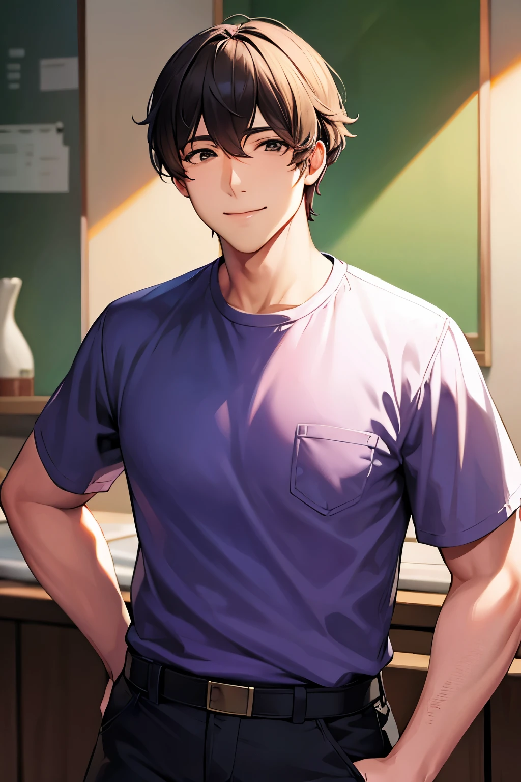 Uncle Ike cool middle aged male smile