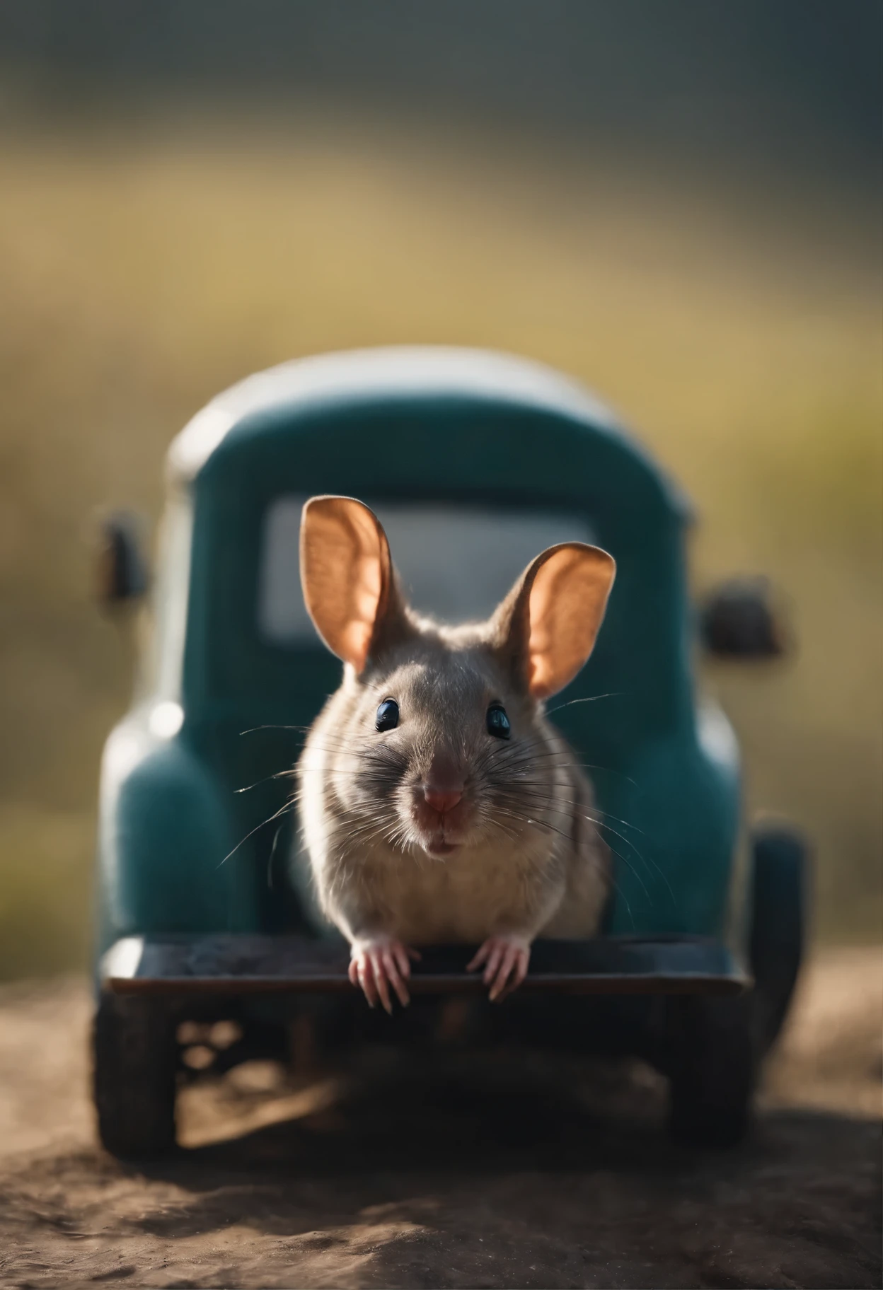 a little mouse sits on a stone, happy big chungus, big chungus, big chungus meme, Anthropomorphic mouse, chinchilla animal, charming digital painting, big chungus boss, Hyper-realistic render, Mouse body, cute 3D rendering, Pixar rendering, Pouting gaze :: octane number, Cute Pokemon Mouse