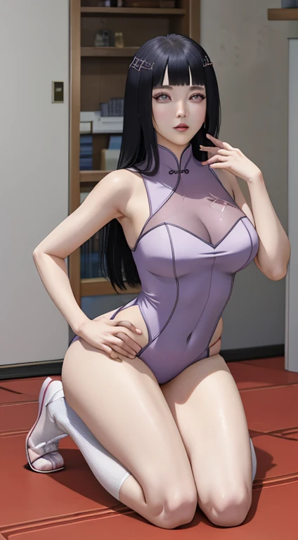 anime girl in a sexy outfit kneeling on a floor, seductive anime girl, full body xianxia, extremely detailed artgerm, sexy pose, ayaka genshin impact, keqing from genshin impact, by Yang J, by Shitao, smooth anime cg art, thicc, beautiful anime girl squatting