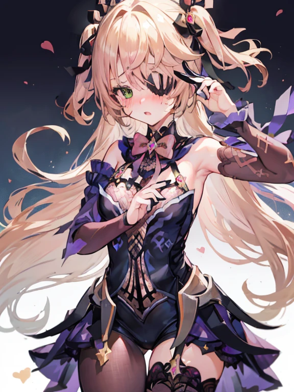 1girl, oz, embarrased, shocked, heavy blushing, blushing, peaking through fingers, hands covering_face, (hakari_blush:1.8), (blush:1.5)