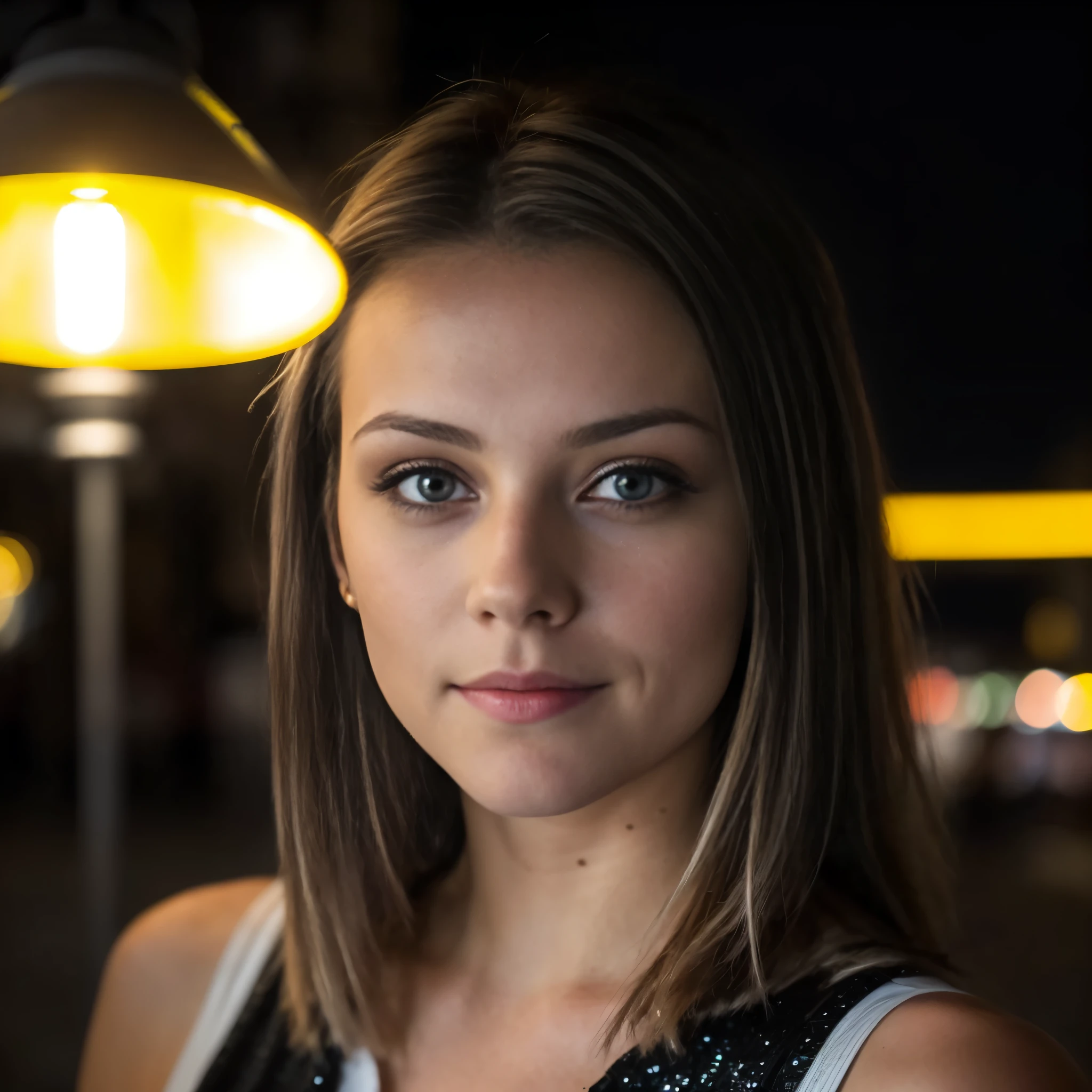 (Selfies machen, Draufsicht: 1.4), (straight half of the fuselage: 1.4), Portrait photo of a 24-year-old French woman in RAW UHD format (Blue-eyed woman) Gehen Sie die dunkle Gasse entlang, Nachtstadt, Einzelheiten (Texturen! , Haar! , glitzernd, Farbe!! , Unvollkommenheiten: 1.1), very detailed, shiny eyes (schaut in die Kamera), DSLR-Beleuchtung, Spiegelreflexkamera, Ultra quality, Sharpness, depth of field, Filmkorn (INNENSTADT), Fujifilm XT3, kristallklar, Rahmenmitte, pretty face, scharfer Fokus, street lamp, Neonbeleuchtung, Bokeh (schwach beleuchtet), Nachtzeit, (Nachthimmel), Detaillierte Hautporen, fettige Haut, SonnenBräune, komplexe Augendetails