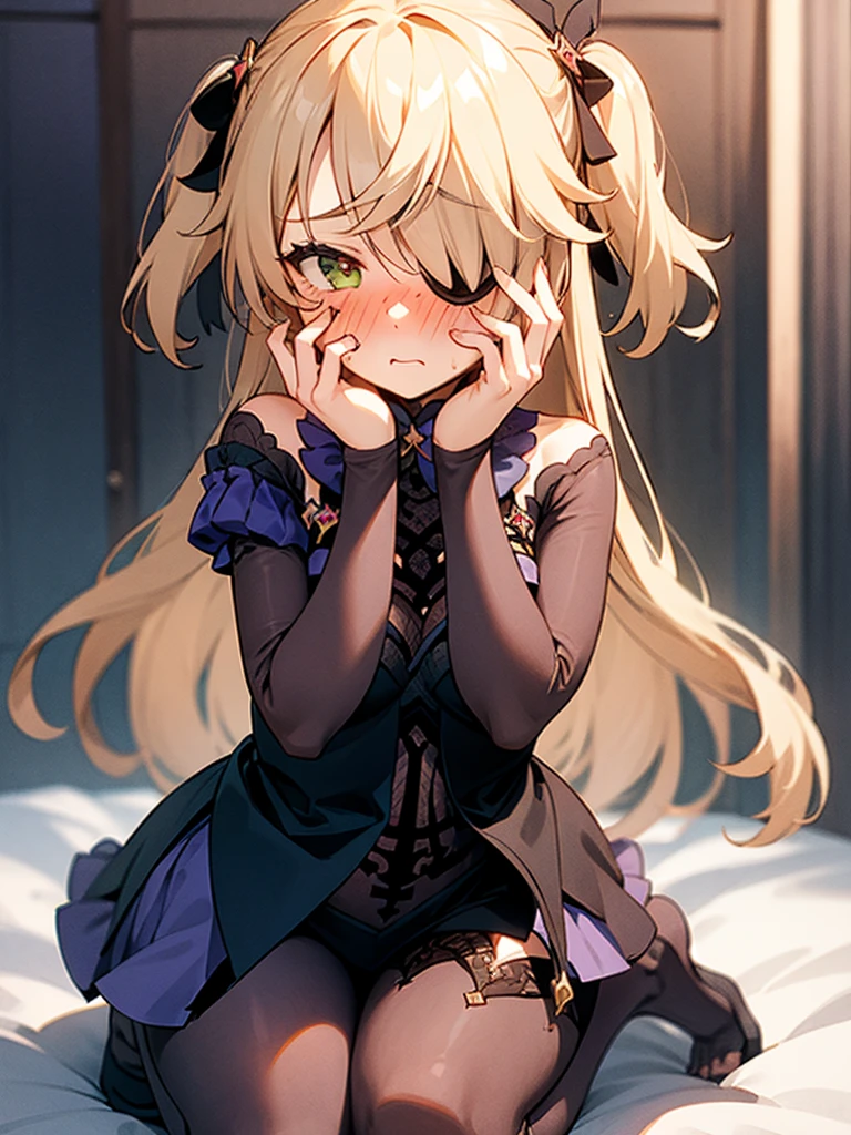 NSFW、(masterpiece, Highest quality, Super detailed:1.3), Perfect composition, 4K, (Very detailed, Super detailed), Soft lighting, Flushed face, High resolution, 8k Texture, Attention to detail, Very detailed肌の質感, Magnificent details, High Sharpness, One girl, (Fine grain:1.3), (25-year-old woman:1.3),squat、(Spread your knees:1.5)、(Finger the crotch)、(Love juice flows from the crotch)、Stringy love juice、Completely 、(Angle from the front)