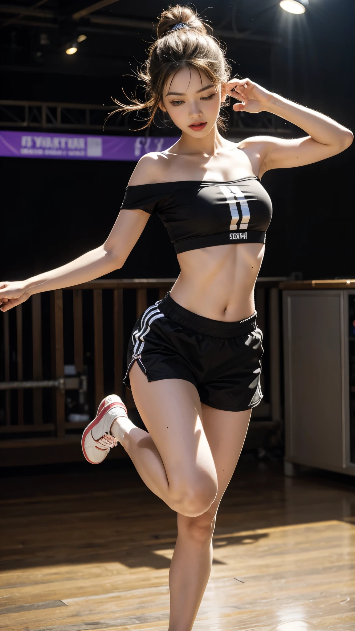 young guy, Dancer, Beautiful, sexual, wearing a dance shirt