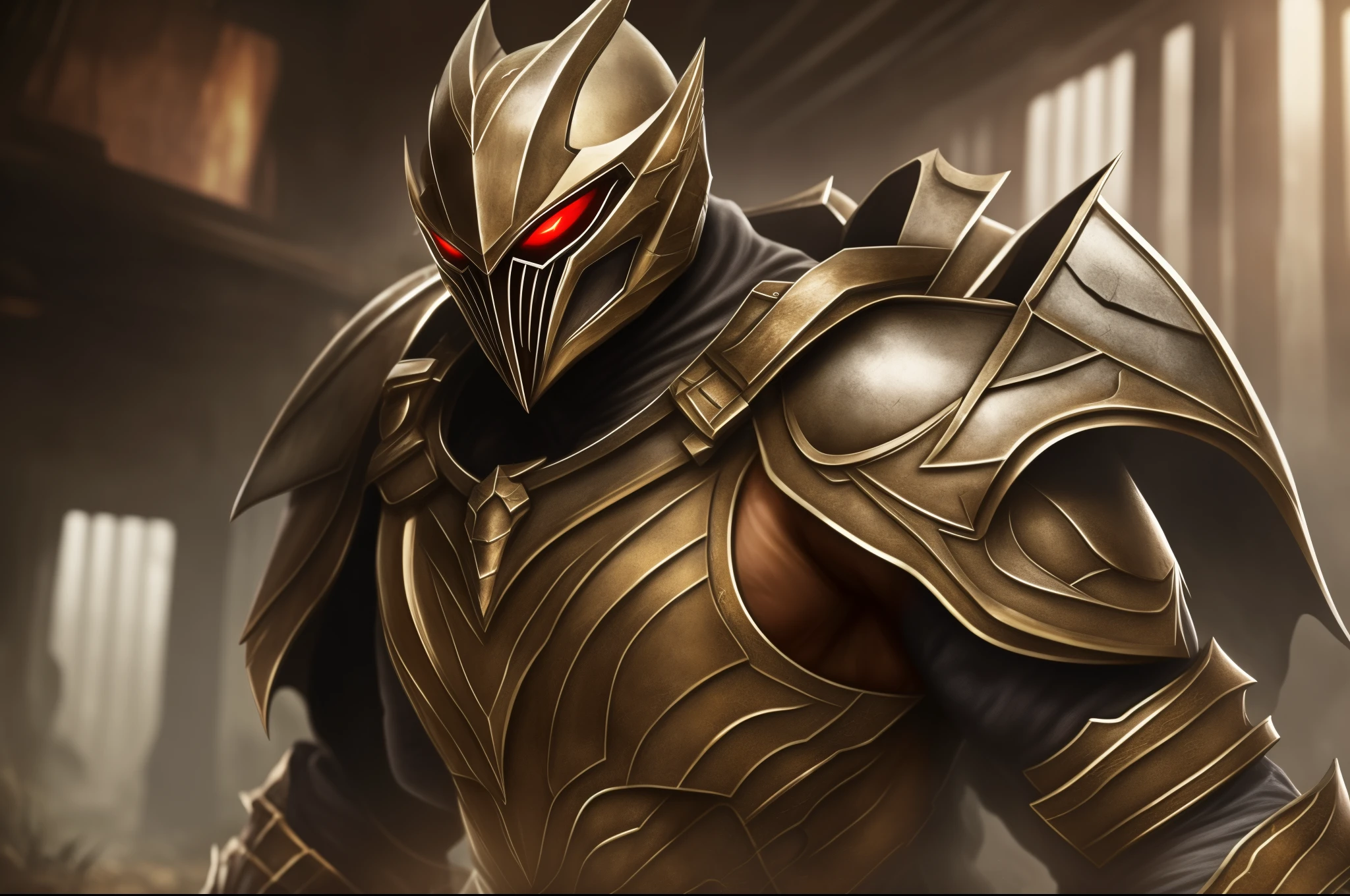 Create a realistic image that captures the epic confrontation between a fierce predator from the iconic film series "predador" and a group of deadly Aliens from the franchise "Extraterrestres". The scene takes place in a dark and enigmatic environment, probably inside an old abandoned structure or in the middle of a dense alien jungle. O predador, wearing his characteristic technological armor and carrying his distinctive weapons, in a combat position, demonstrating his ruthless attitude. His textured skin and hunting trophies hanging from his clothes highlight his predatory nature. --auto --s2