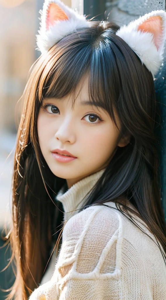 masterpiece, High resolution, screenshot, Highest quality, One girl, (Scar on left eye), White cropped jacket, Very detailed, Three-part method, jewelry, Long Hair, bangs, Hair between the eyes