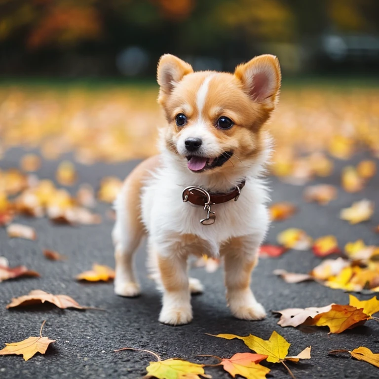Small dog、interesting、fall、