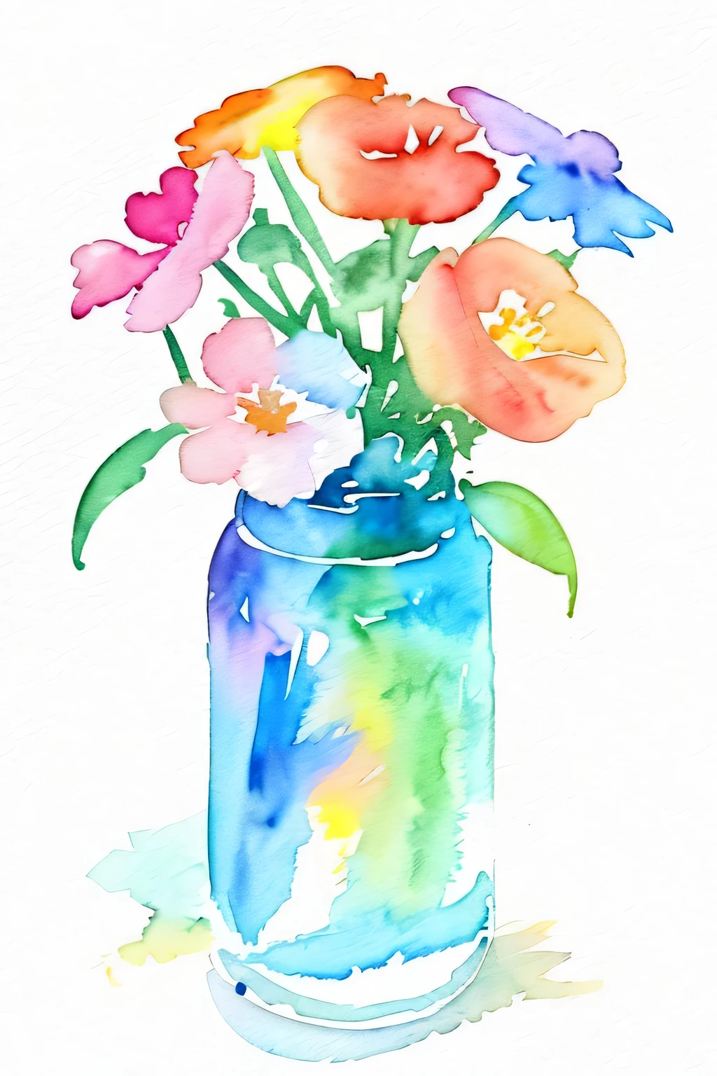 Flowers of various colors, watercolor painting, watercolor painting, watercolor, watercolor, watercolor, watercolor painting style, watercolor画艺术, watercolor, watercolors, leaning towards watercolor, Cheng Shifa, 纸本watercolor艺术, watercolor, watercolor art, realistic watercolor, by Phyllis Ginger, light watercolor painting