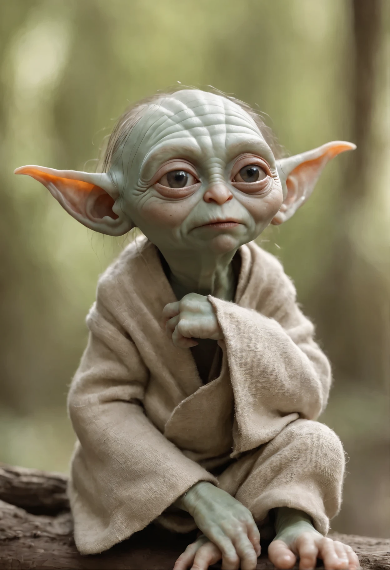   девушка боксерв экстравагантном костюме,вау, ни фига се  ,Close-up of Baby Yoda wearing a scarf., greta thunberg as Gollum, Pouting gaze :: octane number, portrait of an elf, photo of demon Gollum, Gollum, donald trump as Gollum, Portrait of a Goblin, Yoda Fantasy Art Portrait, charming digital painting, portrait of a gnome called eldon, Cheburashka