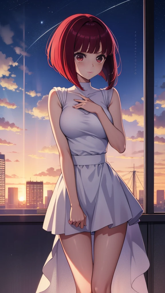 Kana Arima, Arima maybe, bob cut, (red eyes:1.5), redhead, short hair, have, Sailor Moon Cosplay,
break looking at viewer, Sailor Moon Costumes,classroom,sailor moon,
break (masterpiece:1.2), highest quality, High resolution, unity 8k wallpaper, (figure:0.8), (beautiful and fine eyes:1.6), highly detailed face, perfect lighting, Very detailed CG, (perfect hands, perfect anatomy),